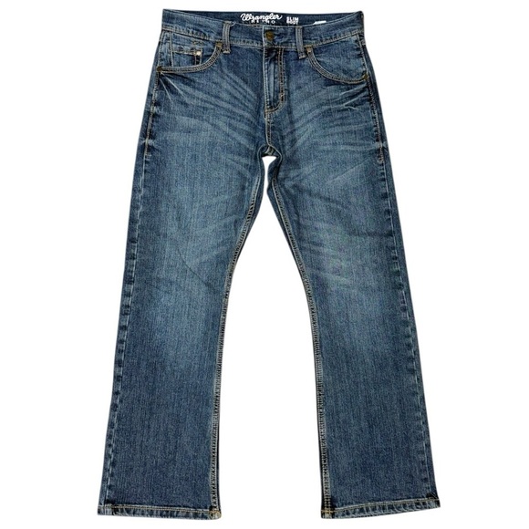 Wrangler Retro Slim Bootcut Jeans Medium Wash Size 10 - Picture 1 of 10